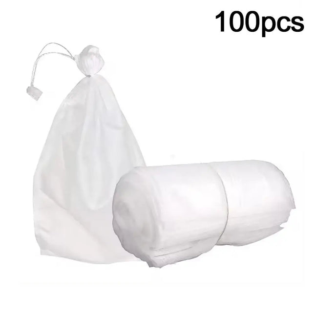 100pcs Strawberry Grapes Fruit Grow Bags Netting Mesh Protection Agriculture Garden Anti-Bird Tools Vegetable Bags Plant