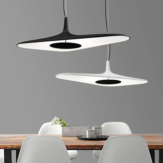 Pendant Light for Dining Table Living Room Restaurant Black White Hanging Light Kitchen Island Lighting
