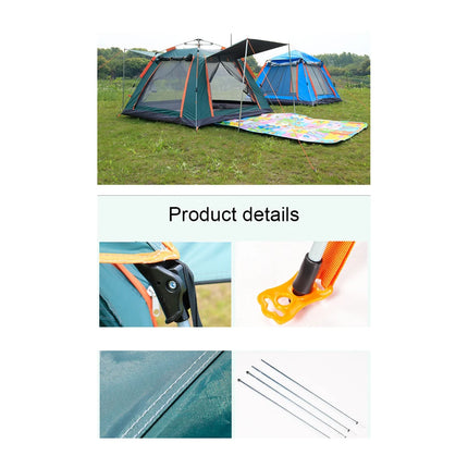 Outdoor Self-driving Travel Camping Tent Automatic Quick-opening Tent Portable Rainproof Sunshine-proof Tent Fishing Hiking Suns