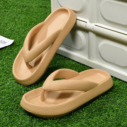 MAEDEF 2024 Flip Flops Men and Women Summer Anti-skid Outdoor Casual Light Beach Sandals Thick Platform House Bathroom Slippers