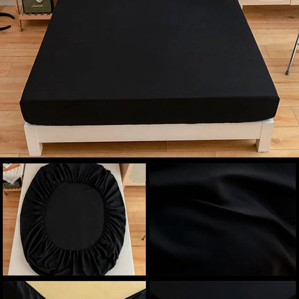 Kuup High Quality Fitted Sheet 90/180/150x200 Cm Mattress Cover Elastic Band Bed Sheet Queen King Size No Pillowcases Included