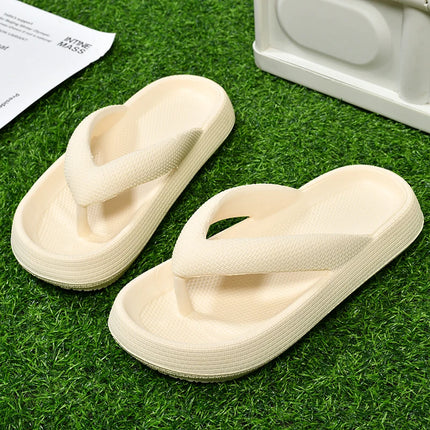 MAEDEF 2024 Flip Flops Men and Women Summer Anti-skid Outdoor Casual Light Beach Sandals Thick Platform House Bathroom Slippers