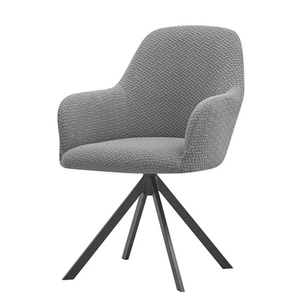 1/2/4/6pcs Elastic High Arm Dining Chair Covers Jacquard Office Chair Cover .