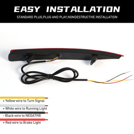 LED Rear Bumper Reflector Light For Toyota Corolla Altis 2019 2020 2021 2022 Warn Brake Dynamic Turn Signal Fog Lights Rear