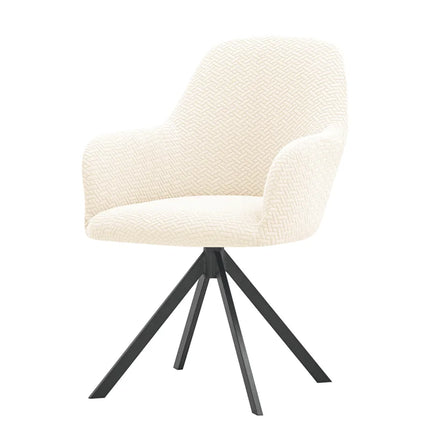 1/2/4/6pcs Elastic High Arm Dining Chair Covers Jacquard Office Chair Cover .