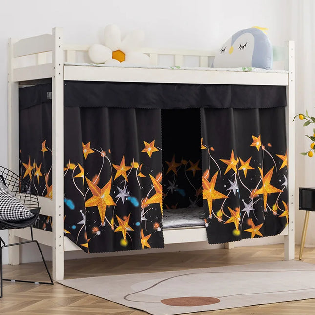 Student Dormitory Canopy Bed Curtains Bunk Single Bed Curtain Bed Dustproof Privacy Protection Mosquito Net Bedroom Home Decor