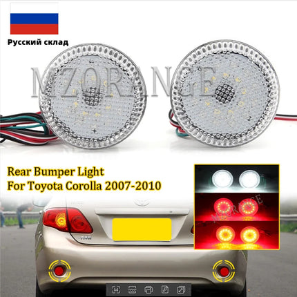 Tail Rear Bumper Reflector Light Brake Lamp For Toyota Corolla 2007 2008 2009 2010 For Nissan Qashqai/Trail Accessories Auto