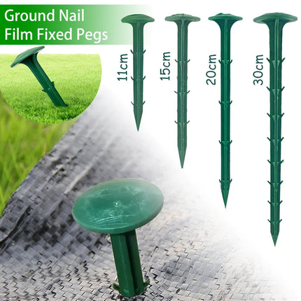 11/15/20/30cm Garden Landscaping Stakes Lawn Pins Pegs Garden Border Plastic