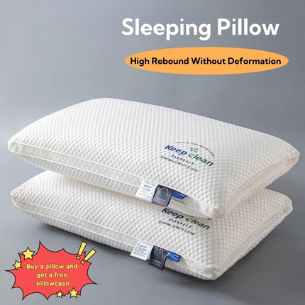 3D Cervical Neck Pillow with High Elasticity and Non Collapse Shape Memory Comfortable Sleeping Pillows Hotel Bedroom Bed Pillow