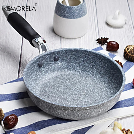 Durable Stone Frying Pan28/26/24/20cm Wok Non-stick Pan Skillet Cauldron Induction Cooker