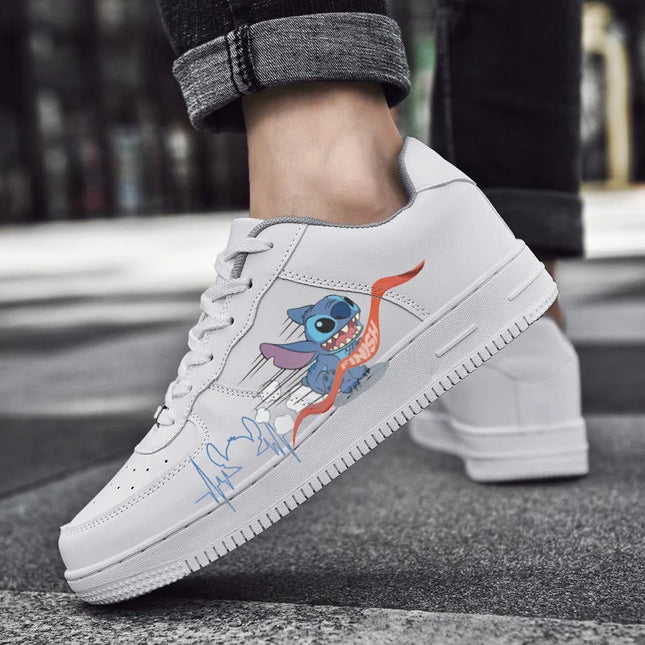 Stitch Shoes Men Women Design personality Casual Shoes Male Platform