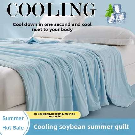 Cold Silky Summer Blanket Cooling Fabric Air Condition Quilt Cool Blankets for Beds