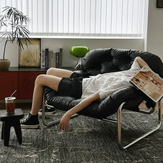 Back Support Fabric Sofa Chair Nordic Style Simple Reading Floor Sofa Chair Comfy Single Muebles Para Salas Modernos Furniture