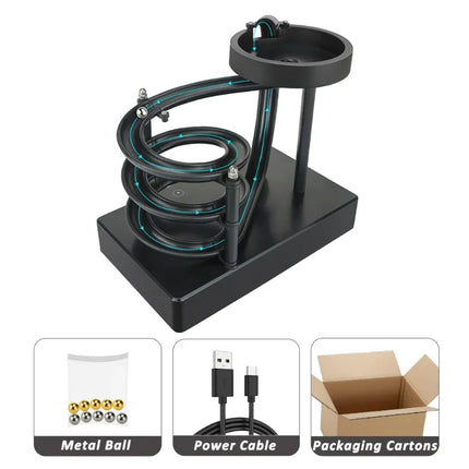 Perpetual Marble Machine Kinetic Art Motion Inertial Metal Automatic Creative Infinite Jumping