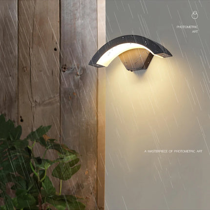 Intelligent Induction Wall Lamp Waterproof Porch Wall Light Outdoor PIR Motion Sensor Lamp Landscape Balcony Garden Corridor