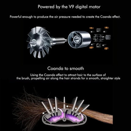 5 in 1 Hairdryer Multi-function hair straightener