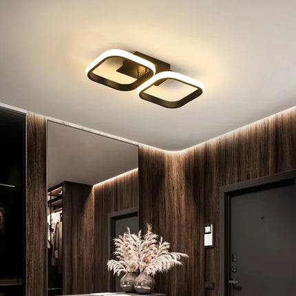 LED Ceiling Light Modern Round Square-shaped For Hallway Bedroom Checkroom Living Room Restaurant Staircase Lighting Luminaires