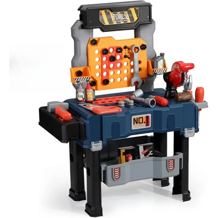 Kids Tool Bench, Realistic, Transformable Tool Set,  Pretend Play Learning Gift for Boys & Girls Age 3-5