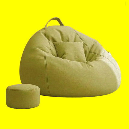 Bean Bag Living Room Tatami Lounge Chair Modern Simple Cotton Linen