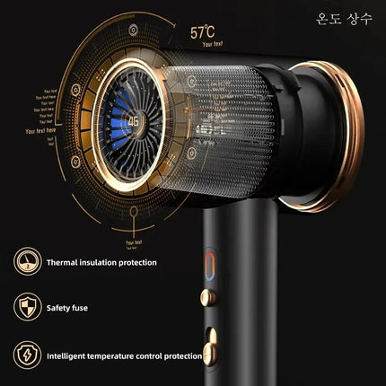 F33 Professional Hair Dryer Hot Cold Wind Air Brush