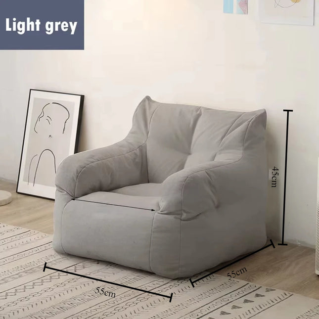 Bean Bag Sofa Double Seat Reclinable Soft Comfortable Sofa Balcony Bedroom