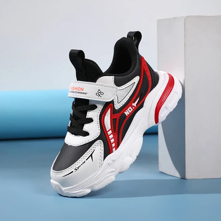 Autumn Childrens Boys Sneakers New Pu Leather Fashion Soft Kids Causal Shoes