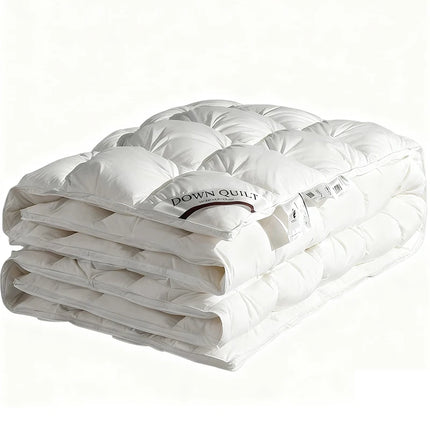 100% White Goose Down Duvet Thick Winter Comforter Four Seasons Quilt King Size