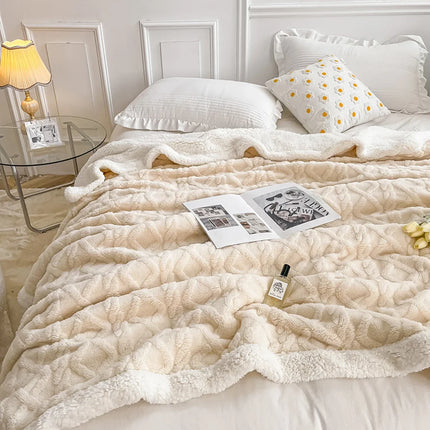 Blanket Children Adults Warm Winter Blankets And Throws Thick Wool Fleece