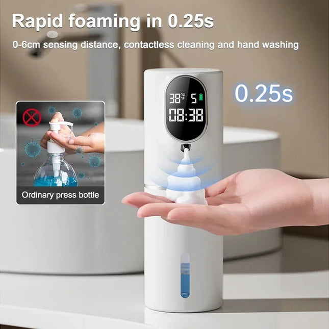 Xiaomi Touchless Soap Foam Dispenser 5 Gear Smart Temperature Time Display