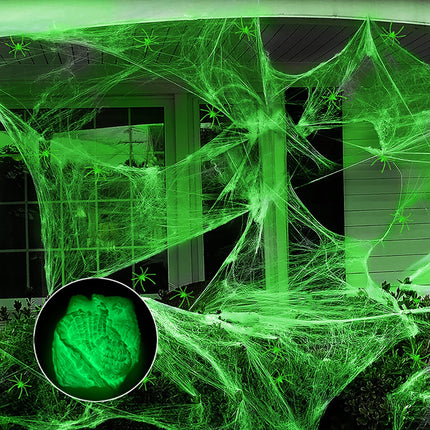 Spider Webs,Glow In The Dark Spider Webs