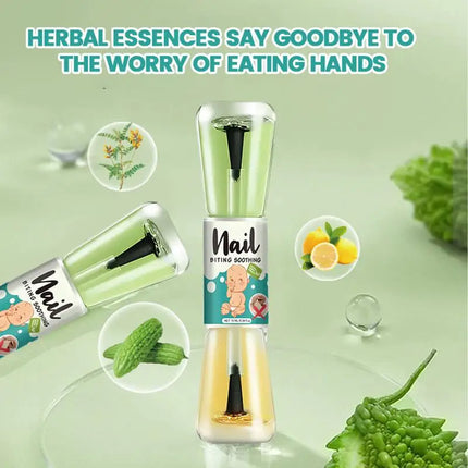 10ml Anti Nail Biting Polish Long-Lasting Non-toxic Stop Eating Fingernails baby bitter taste agent For Teens Newborns Kids