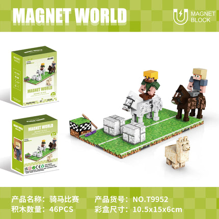 Magnetic Building Blocks with Multiple Shapes - Endless Building Possibilities for Kids to Explore