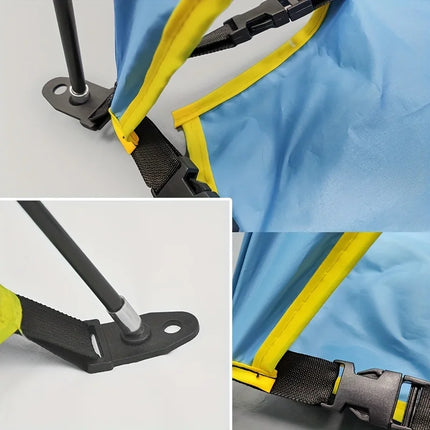 Beach tent sun and rain protection, quick opening construction, three ventilated and spacious outdoor camping tents