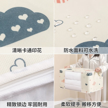 Quilt Clothes Big Capacity Storage Bag Quilt Bedding Storage Closet Organizer Wardrobe Organizer Blanket Sorting Bags Dust-proof