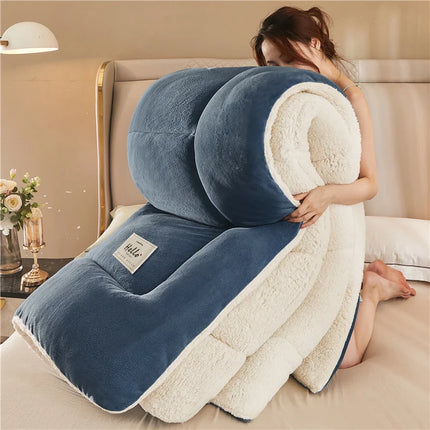 Warm Blanket for Winter Artificial Lamb Cashmere Duvet Comforter Soft Warmth