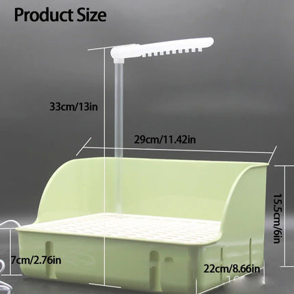 Parrot Bath Tub Bird Automatic Bathtub With Multiple Faucets Automatic Shower Bathtub For Small Medium Parakeet Cleaning Bath
