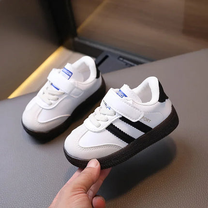Baby Kids Fashion Design Walking Shoes Sneakers White Non-slip Casual Shoes Boys Girls