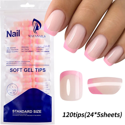 576pcs/Box Colorful Fake Nails Black Red Design