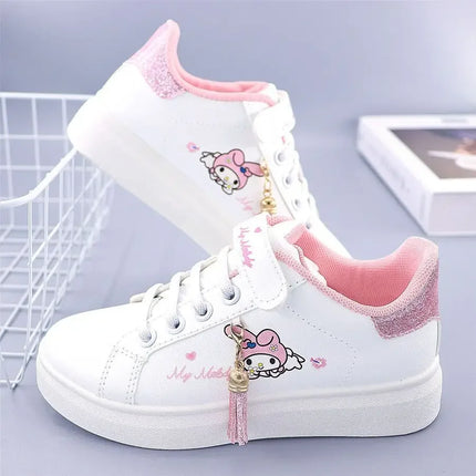 Sanrio hello kitty  spring autumn non-slip net shoes girl casual shoes