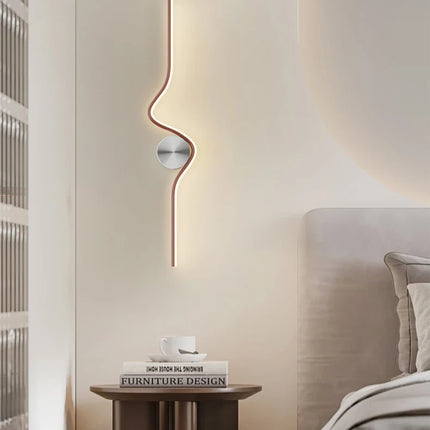 Living Room Wall Lamp Modern 2023 New Creative Aisle LED Background Wall Bedroom Bedside Lamp Home Decor Lighting Fixtures