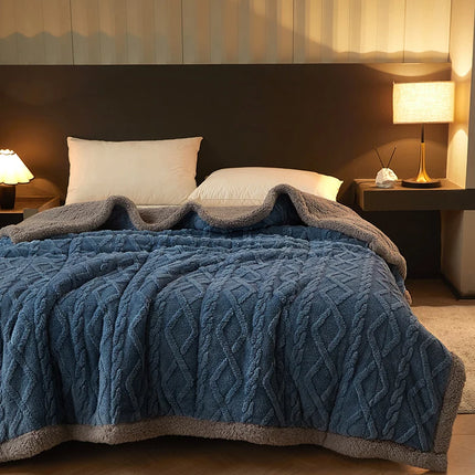 New Tafu velvet thickened winter blanket student dormitory blanket nap office milk velvet lamb velvet blanket