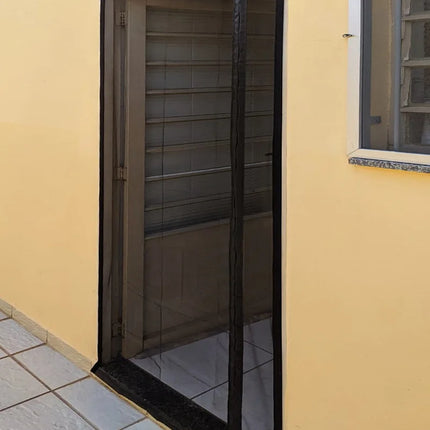 DTGJ Magnetic Door Screen,Black Side Door Magnetic Mosquito Net,Insect Proof Flight,Summer and Kitchen Indoor Invisible Net