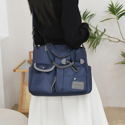 New Ladies Tote Bag Fashion Nylon Waterproof Casual Shoulder Mummy Bag Large Capacity Women's Messenger Handbags