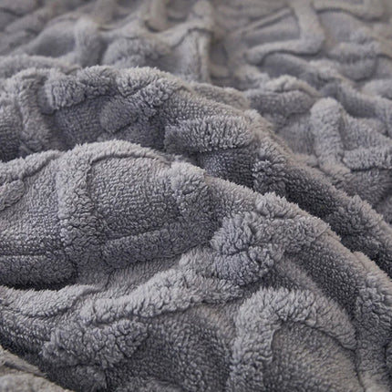 Super Thick Winter Warm Blanket for Bed Artificial Lamb Cashmere Weighted Blankets