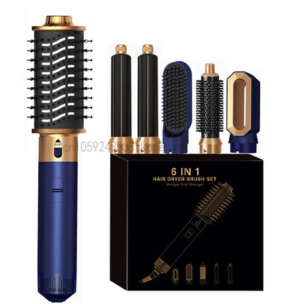 6 in 1 Hair Dryer Brush Hot Comb Set Professional Curling Iron Hair Straightener Styling Tool For Dyson Airwrap Hair Dryer