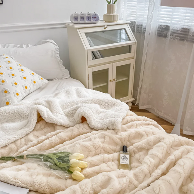 Blanket Children Adults Warm Winter Blankets And Throws Thick Wool Fleece