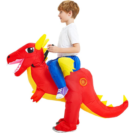 Dinosaur Inflatable Costume Anime Purim HalloweenDress Suits for Boys Girls