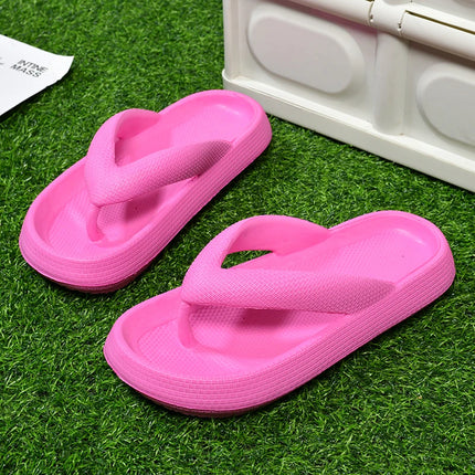 MAEDEF 2024 Flip Flops Men and Women Summer Anti-skid Outdoor Casual Light Beach Sandals Thick Platform House Bathroom Slippers