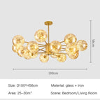 Gold - 16 heads / Brightness Dimmable