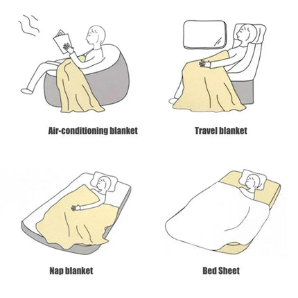 Children Adult Blanket Cartoon Cute Plush Air Conditioning Nap Blanket